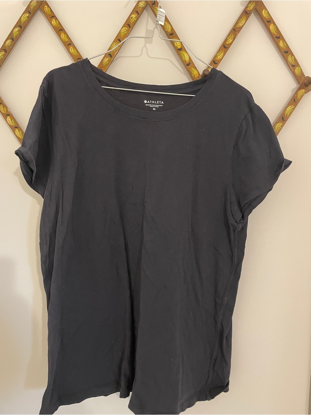 Athleta Women's Black Crewneck Tee